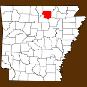Izard County - Statewide Map