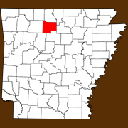 Searcy County - Statewide Map