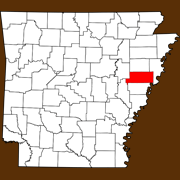 St. Francis County - Statewide Map