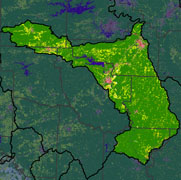 Watershed Land Use Map - Upper Ouachita