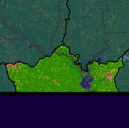 Watershed Land Use Map - Lower Ouachita-Bayou De Loutre