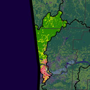 Watershed Land Use Map - Robert S. Kerr Reservoir