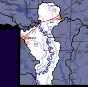 Watershed-Level Map - McKinney-Posten Bayous